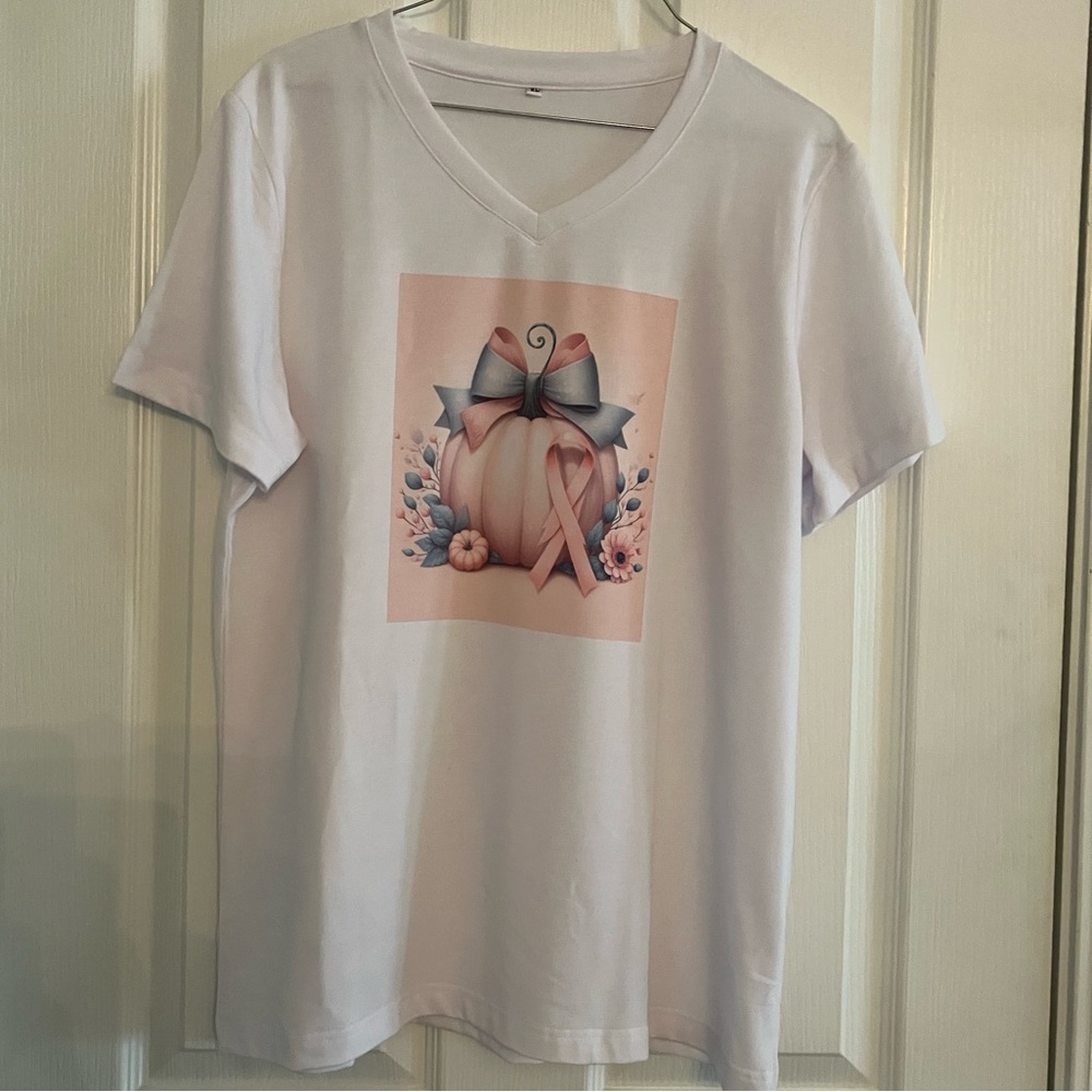 Beautiful Woman’s Breast Cancer Awareness Tee Shirt
